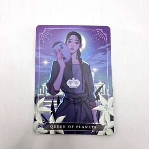 FairyLoot Tarot Card Queen of Planets Purple Celestial Fantasy Bookish Exclusive